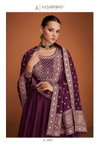 Veera By Ashirwad Heavy Premium Silk With Embroidery Sequence Work Gown With Dupatta Wholesalers In Delhi